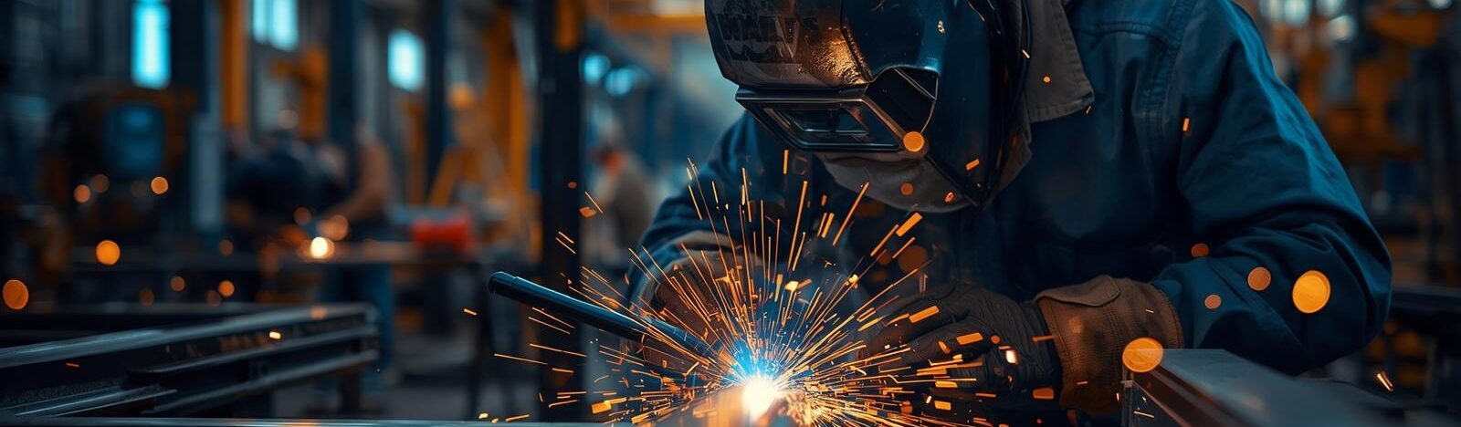 溶接工場のホームページ トップ画像